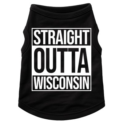 Straight Outta Wisconsin Doggie Tank