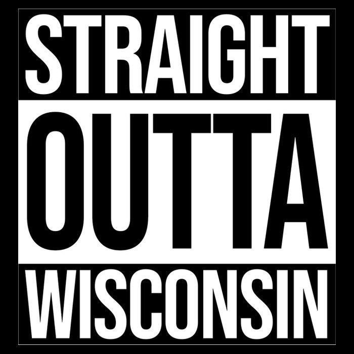 Straight Outta Wisconsin Sustainable Bucket Hat