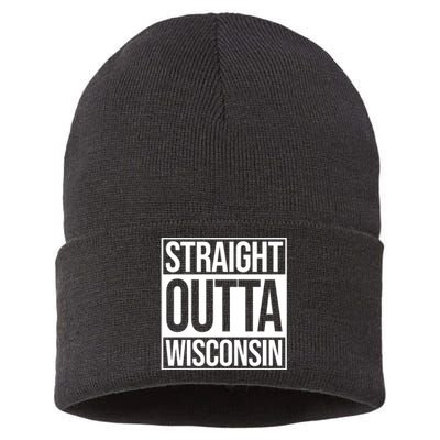 Straight Outta Wisconsin Sustainable Knit Beanie