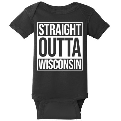 Straight Outta Wisconsin Baby Bodysuit