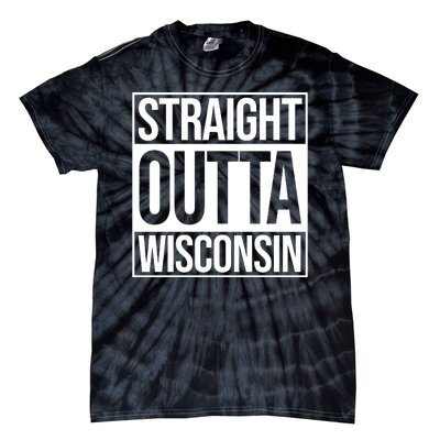 Straight Outta Wisconsin Tie-Dye T-Shirt