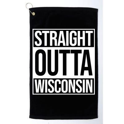Straight Outta Wisconsin Golf Towel