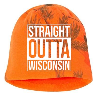 Straight Outta Wisconsin Kati - Camo Knit Beanie