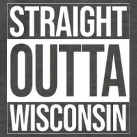 Straight Outta Wisconsin Vector Backpack