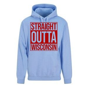 Straight Outta Wisconsin Unisex Surf Hoodie