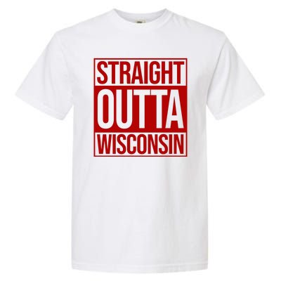 Straight Outta Wisconsin Garment-Dyed Heavyweight T-Shirt