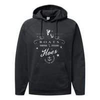 Sailing Or Water Sports Boats N Hoes Performance Fleece Hoodie