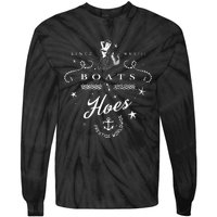 Sailing Or Water Sports Boats N Hoes Tie-Dye Long Sleeve Shirt