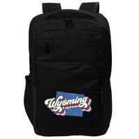 State Of Wyoming Retro Logo Impact Tech Backpack