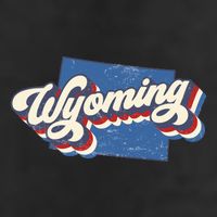State Of Wyoming Retro Logo 15oz Campfire Ceramic Mug