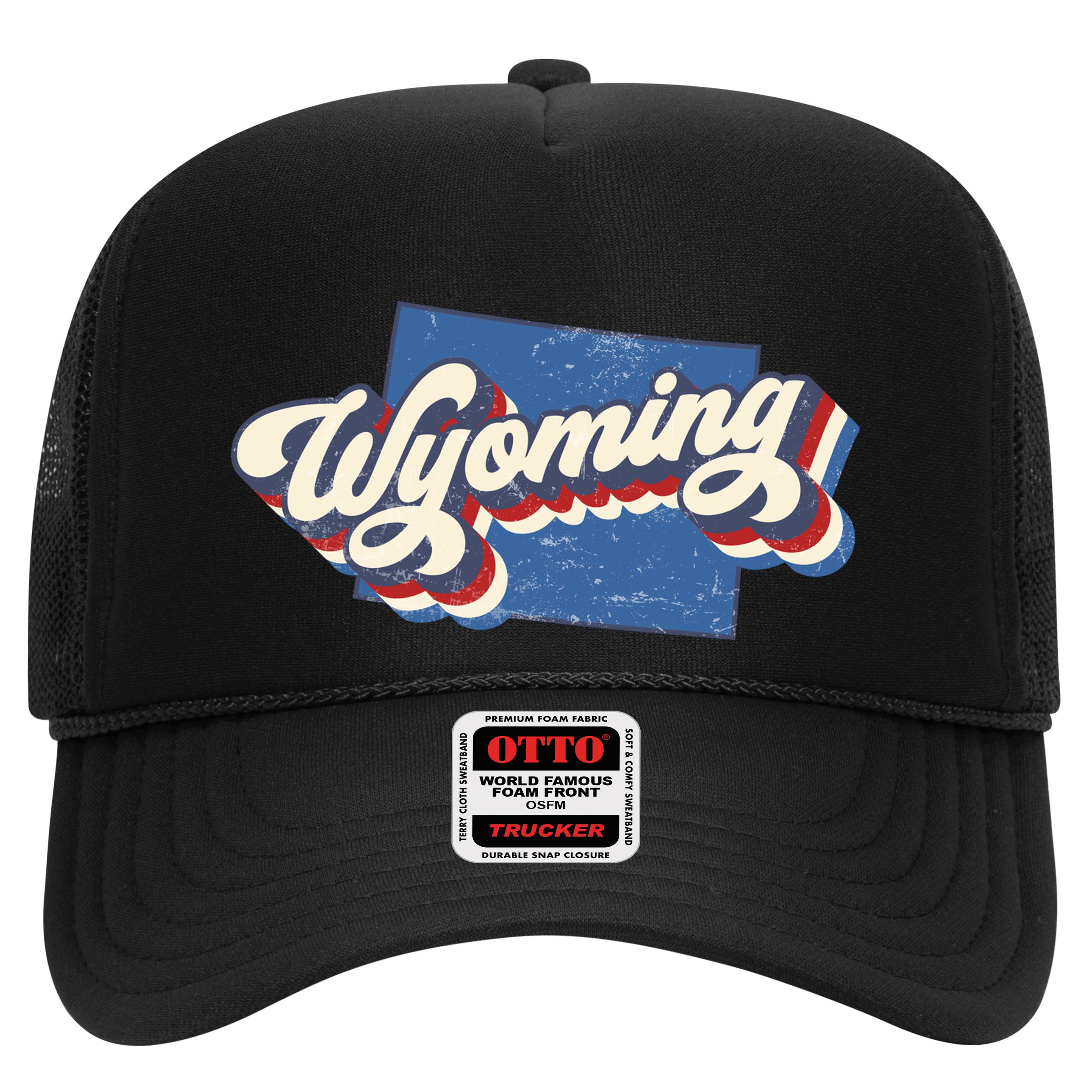 State Of Wyoming Retro Logo Hat