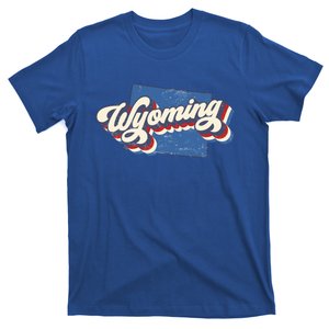 State Of Wyoming Retro Logo T-Shirt