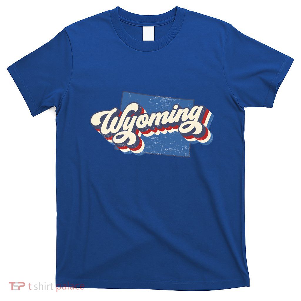 State Of Wyoming Retro Logo T-Shirt