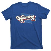 State Of Wyoming Retro Logo T-Shirt