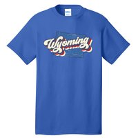 State Of Wyoming Retro Logo Tall T-Shirt