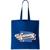 State Of Wyoming Retro Logo Bag