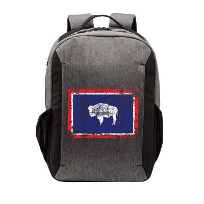 State Of Wyoming Flag Vintage Vector Backpack