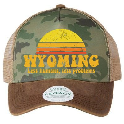 State Of Wyoming Funny Vintage Slogan Retro Souvenir Us Gift Legacy Tie Dye Trucker Hat