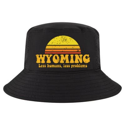 State Of Wyoming Funny Vintage Slogan Retro Souvenir Us Gift Cool Comfort Performance Bucket Hat