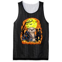 Sea Otter With Pumpkins Funny Scary Halloween Party Mesh Reversible Basketball Jersey Tank