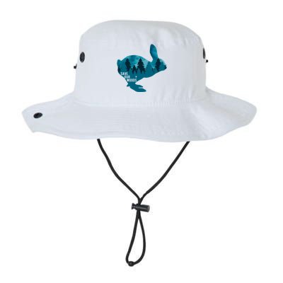 Save Our Woods Environtal Protection Rabbit Nature Lovers Cute Gift Legacy Cool Fit Booney Bucket Hat