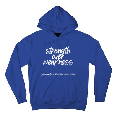 Strength Over Weakness Gift Hashimoto’s Disease Awareness Gift Hoodie