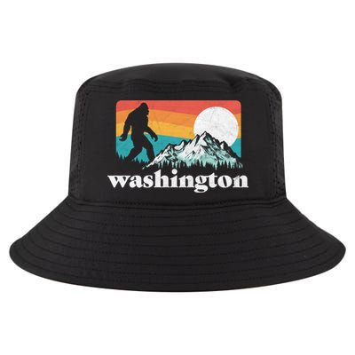 State Of Washington Pacific Northwest Bigfoot Mountain Cool Comfort Performance Bucket Hat