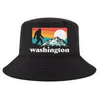 State Of Washington Pacific Northwest Bigfoot Mountain Cool Comfort Performance Bucket Hat