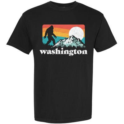 State Of Washington Pacific Northwest Bigfoot Mountain Garment-Dyed Heavyweight T-Shirt