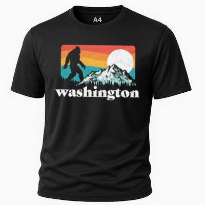 State Of Washington Pacific Northwest Bigfoot Mountain Performance Shirt