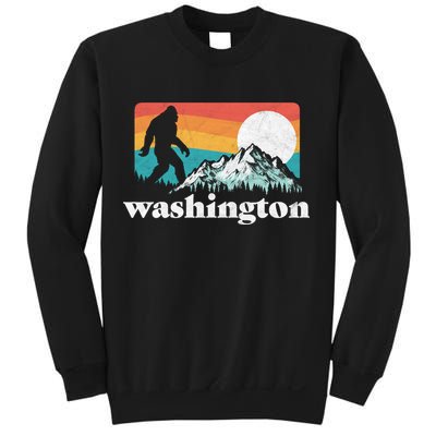 State Of Washington Pacific Northwest Bigfoot Mountain Sweatshirt