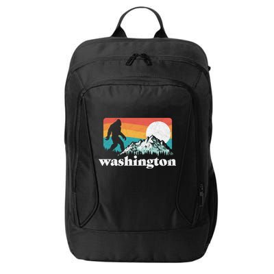 State Of Washington Pacific Northwest Bigfoot Mountain City Backpack