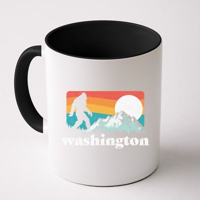 State Of Washington Pacific Northwest Bigfoot Mountain Mug