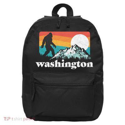 State Of Washington Pacific Northwest Bigfoot Mountain 16 in Basic Backpack
