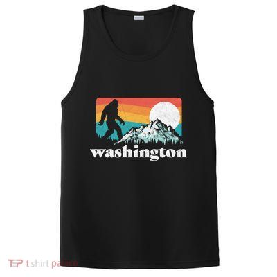 State Of Washington Pacific Northwest Bigfoot Mountain PosiCharge Competitor Tank