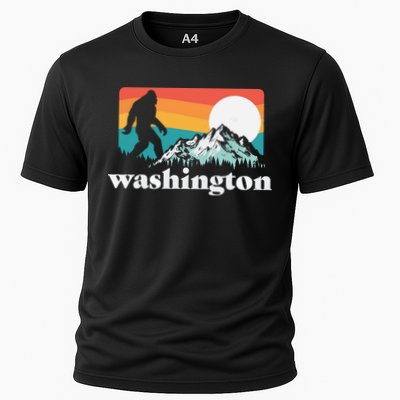 State Of Washington Pacific Northwest Bigfoot Mountain Performance Shirt