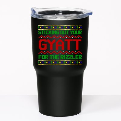 Sticking Out Your Gyatt For The Rizzler Christmas Irony Meme Tumbler