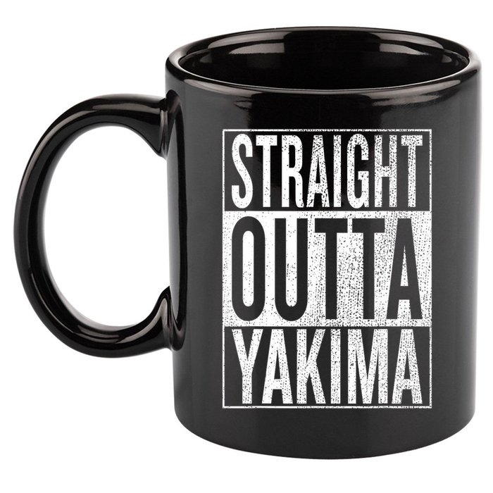 Straight Outta Yakima Great Travel & Gift Idea 11oz C Handle Ceramic Mug