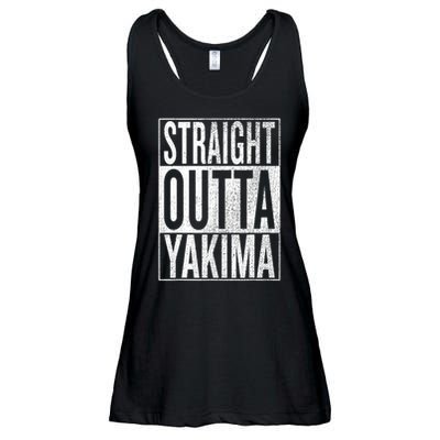 Straight Outta Yakima Great Travel & Gift Idea Ladies Essential Flowy Tank