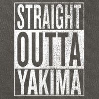 Straight Outta Yakima Great Travel & Gift Idea Cotton Canvas Backpack