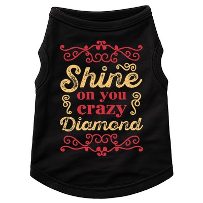 Shine On You Crazy Diamond Graphic Rock Doggie Tank