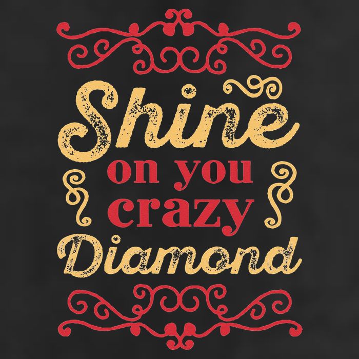Shine On You Crazy Diamond Graphic Rock Adult Drive Performance Visor