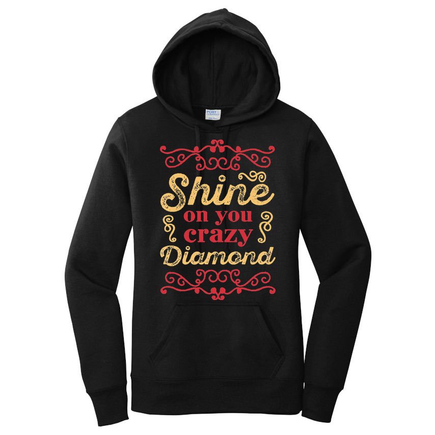 Shine On You Crazy Diamond Graphic Rock Women's Pullover Hoodie