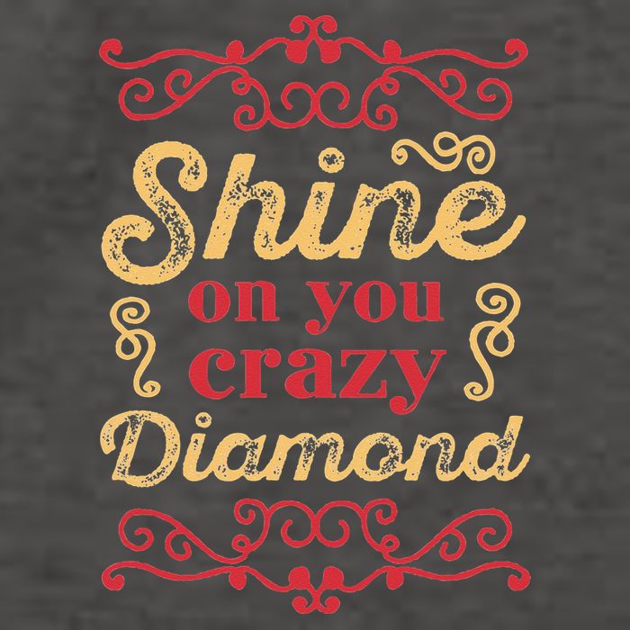 Shine On You Crazy Diamond Graphic Rock Vector Backpack