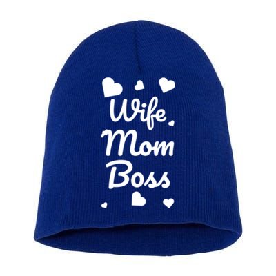 Show Off Your Multifaceted Gift Short Acrylic Beanie