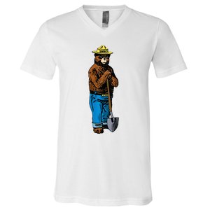 Smokey Only You Can Prevent Fires V-Neck T-Shirt