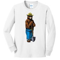 Smokey Only You Can Prevent Fires Kids Long Sleeve Shirt