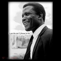 Sidney Poitier 1927 2022 Tribute Quote I Am The Me I Choose To Be Performance Shirt