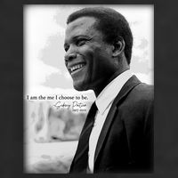 Sidney Poitier 1927 2022 Tribute Quote I Am The Me I Choose To Be Adult Drive Performance Visor