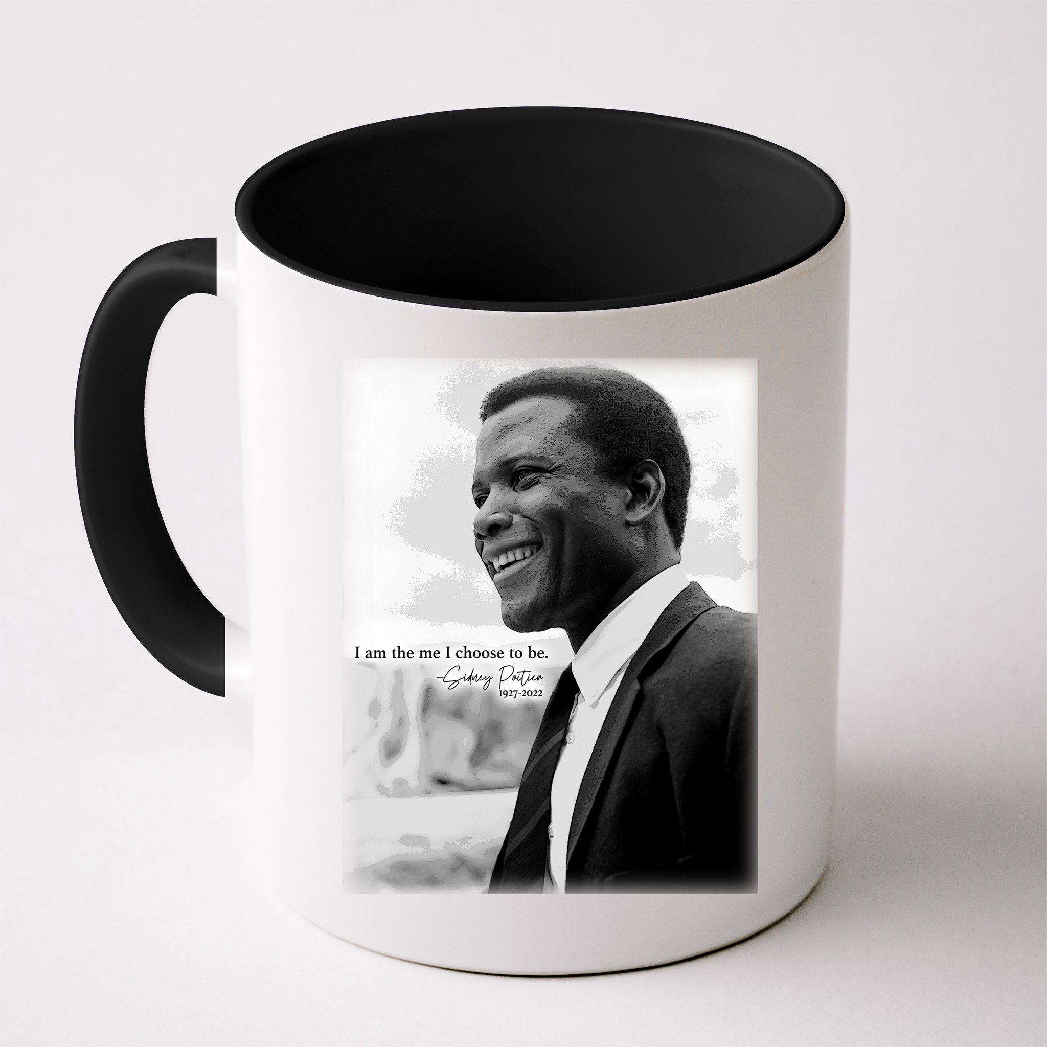 Sidney Poitier 1927 2022 Tribute Quote I Am The Me I Choose To Be Mug